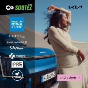 Soutěž o KIA EV9: koláž Žena v autě.cz