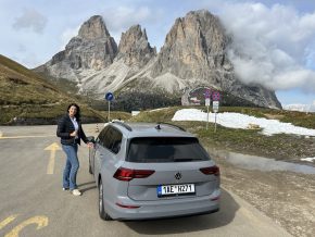 Autorka textu a VW Golf Variant: foto Žena v autě.cz