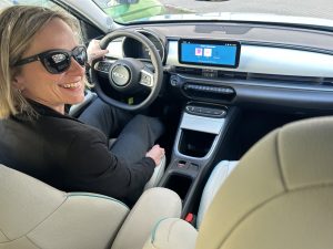 Testování Fiatu 600 Violou Procházkovou: foto Žena v autě.cz