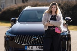 Štěpánka Mottlová a test Volvo XC90: foto Volvo CZ