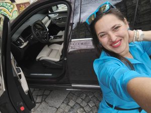 Bára Vaculíková a Volvo XC90: foto Žena v autě.cz