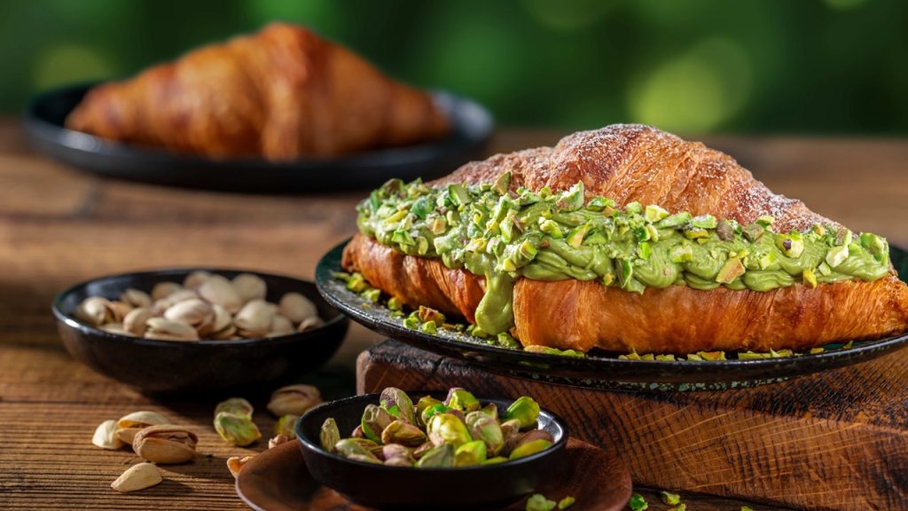 Croissant pistaciovyfoto Shell