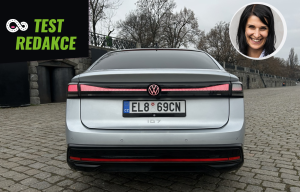 test VW ID.7: foto Žena v autě.cz