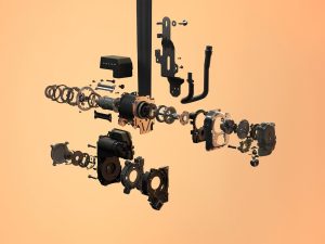 New multi-adaptive safety belt - exploded view