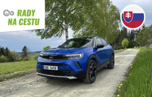 Opelem na Slovensko: foto Žena v autě
