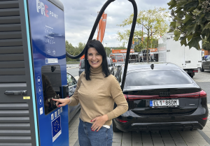 test Audi A6 e-tron: foto Žena v autě.cz