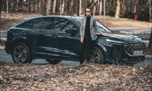 Porotkyně Míša u Audi Q3: foto Žena v autě.cz