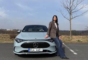 porotkyně Sabina a test CLA 250+: foto Žena v autě.cz