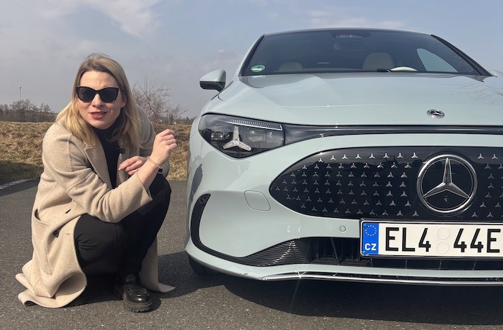 porotkyně Vendula s CLA 250+: foto Žena v autě.cz