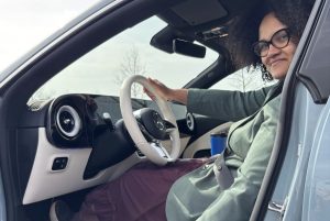 porotkyně Annamária a test CLA 250+: foto Žena v autě.cz