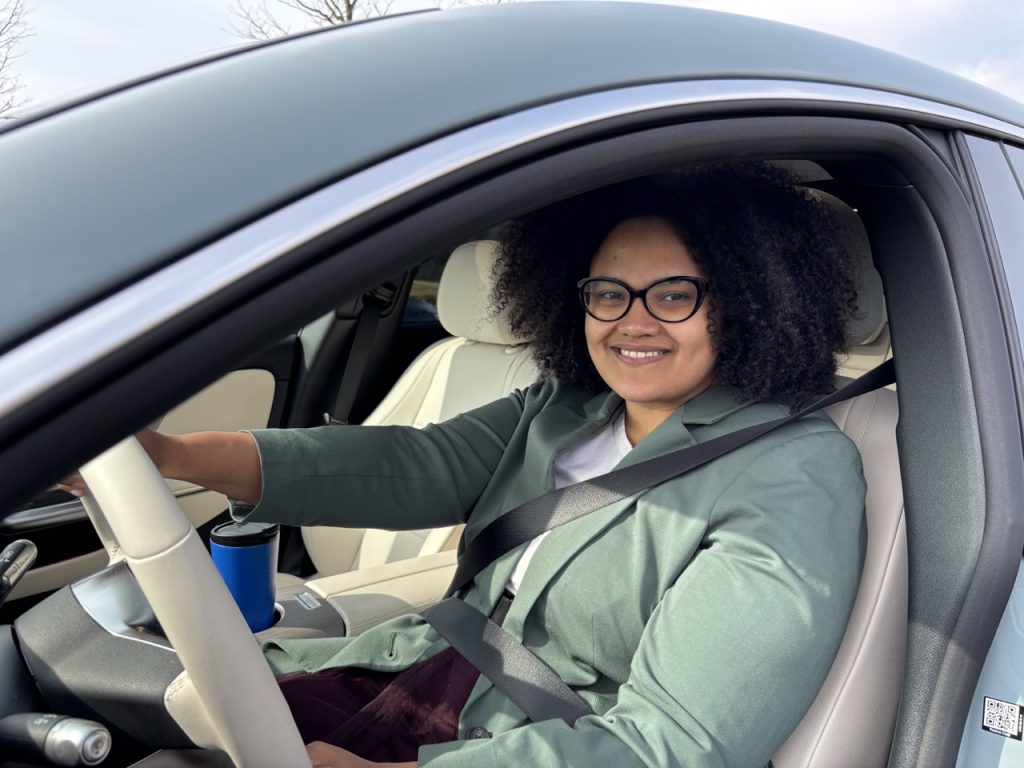 porotkyně Annamária a test CLA 250+: foto Žena v autě.cz