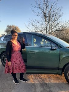 ČLENKA POROTY ANNAMÁRIA V MODELU IONIQ9: foto Žena v autě.cz