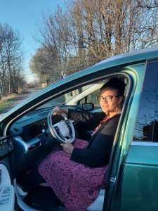 ČLENKA POROTY ANNAMÁRIA U MODELU IONIQ9: foto Žena v autě.cz