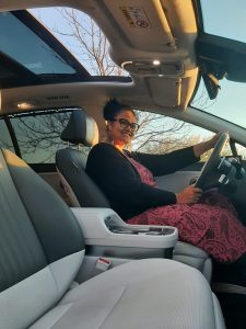 ČLENKA POROTY ANNAMÁRIA V MODELU IONIQ9: foto Žena v autě.cz