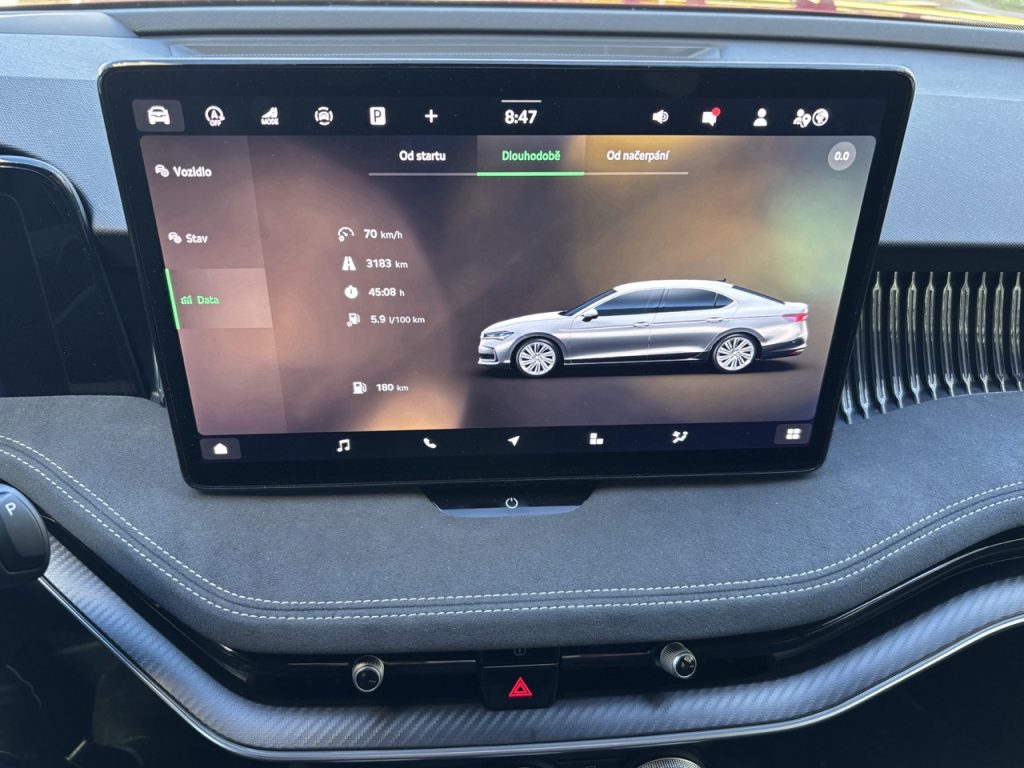 test ŠKODA SUPERB SPORTLINE: foto Žena v autě.cz